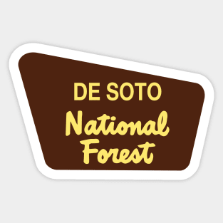 De Soto National Forest Sticker